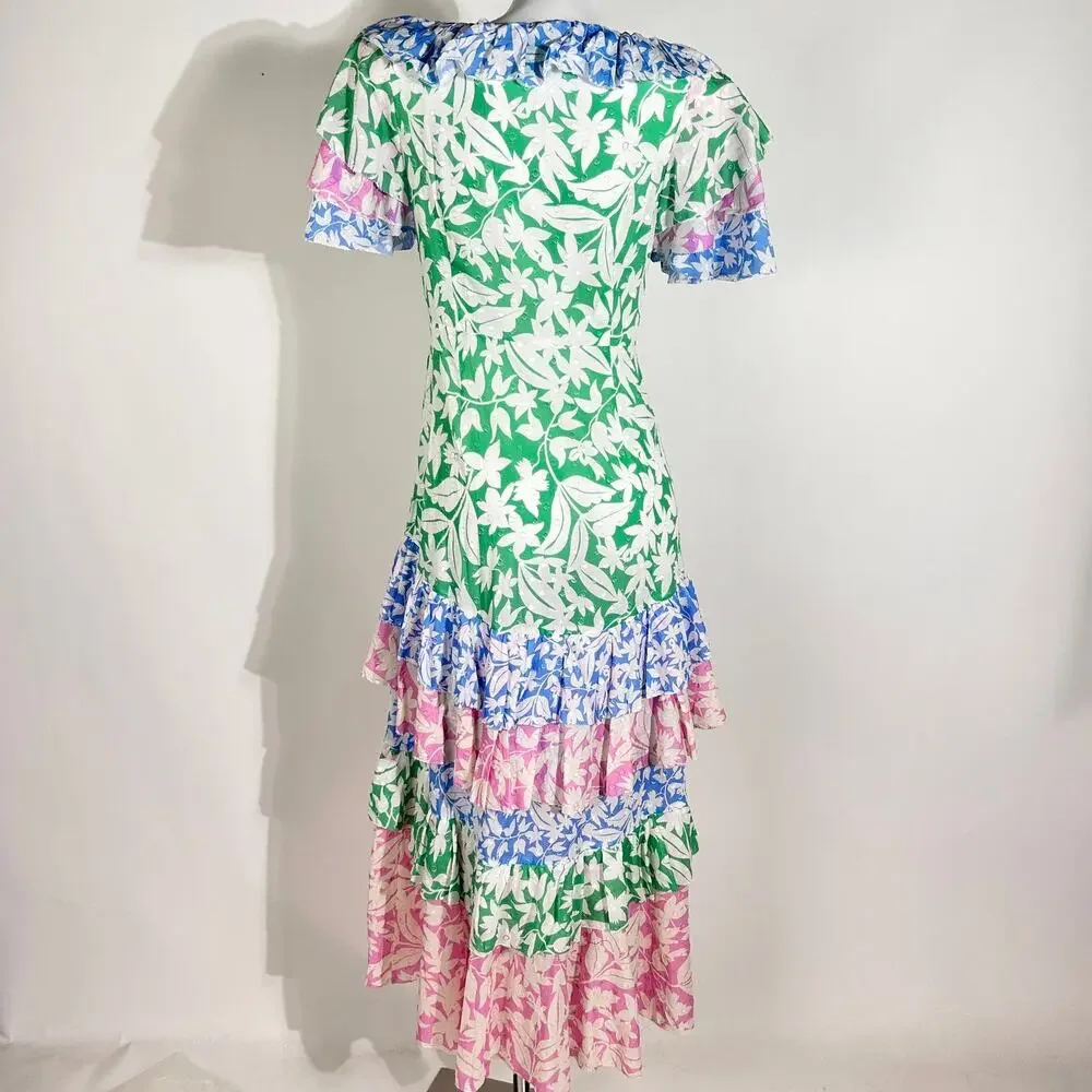Blogger Fav Rixo Benita Printed Dress worn by Ana Cruz Kayne in Barbie - Picture 7 of 13